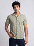 Sage Green Jacquard Shirt