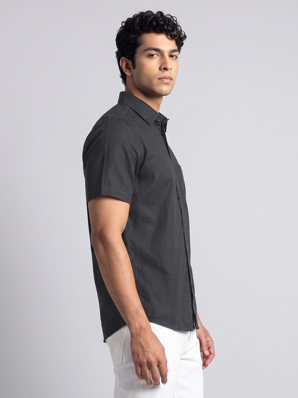 Onyx Black Casual Shirt