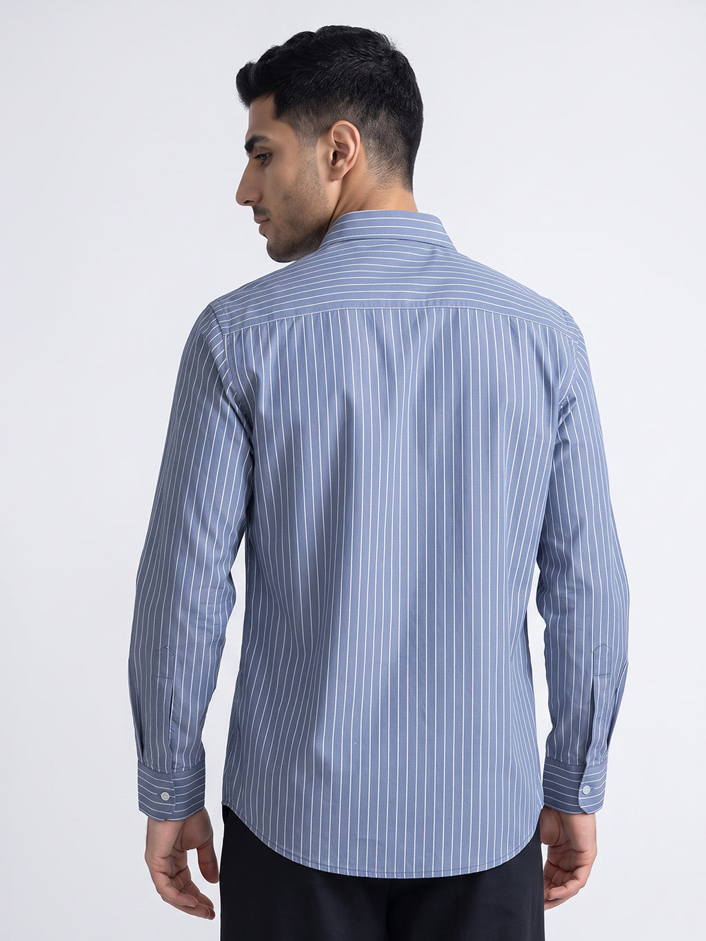 Blue Pinstripe Shirt