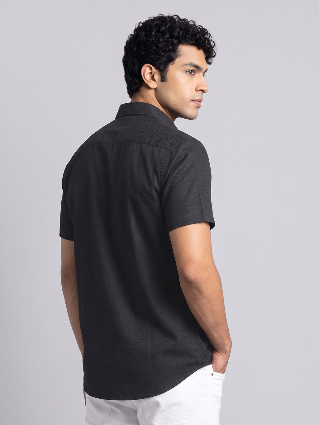 Onyx Black Casual Shirt