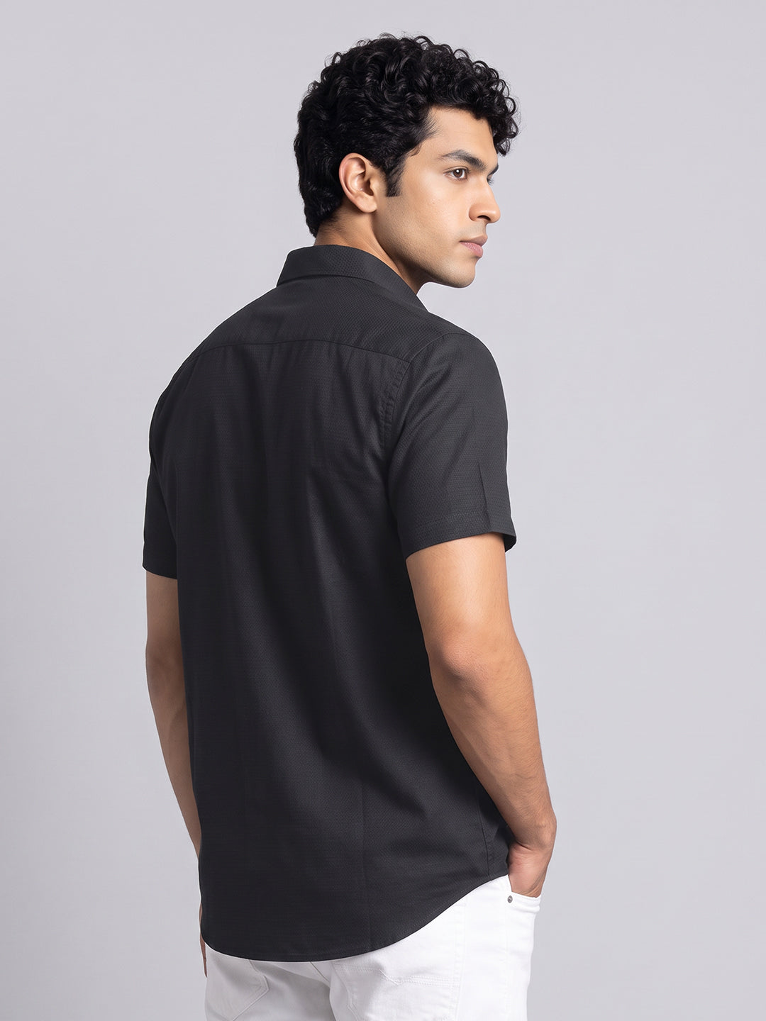 Onyx Black Casual Shirt