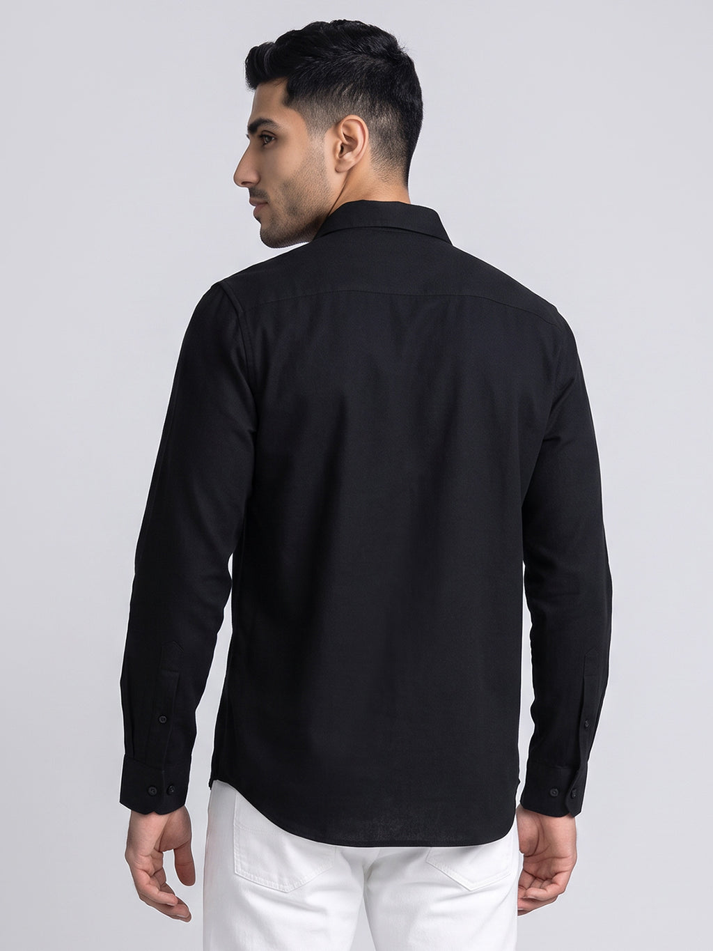 Black Woven Shirt