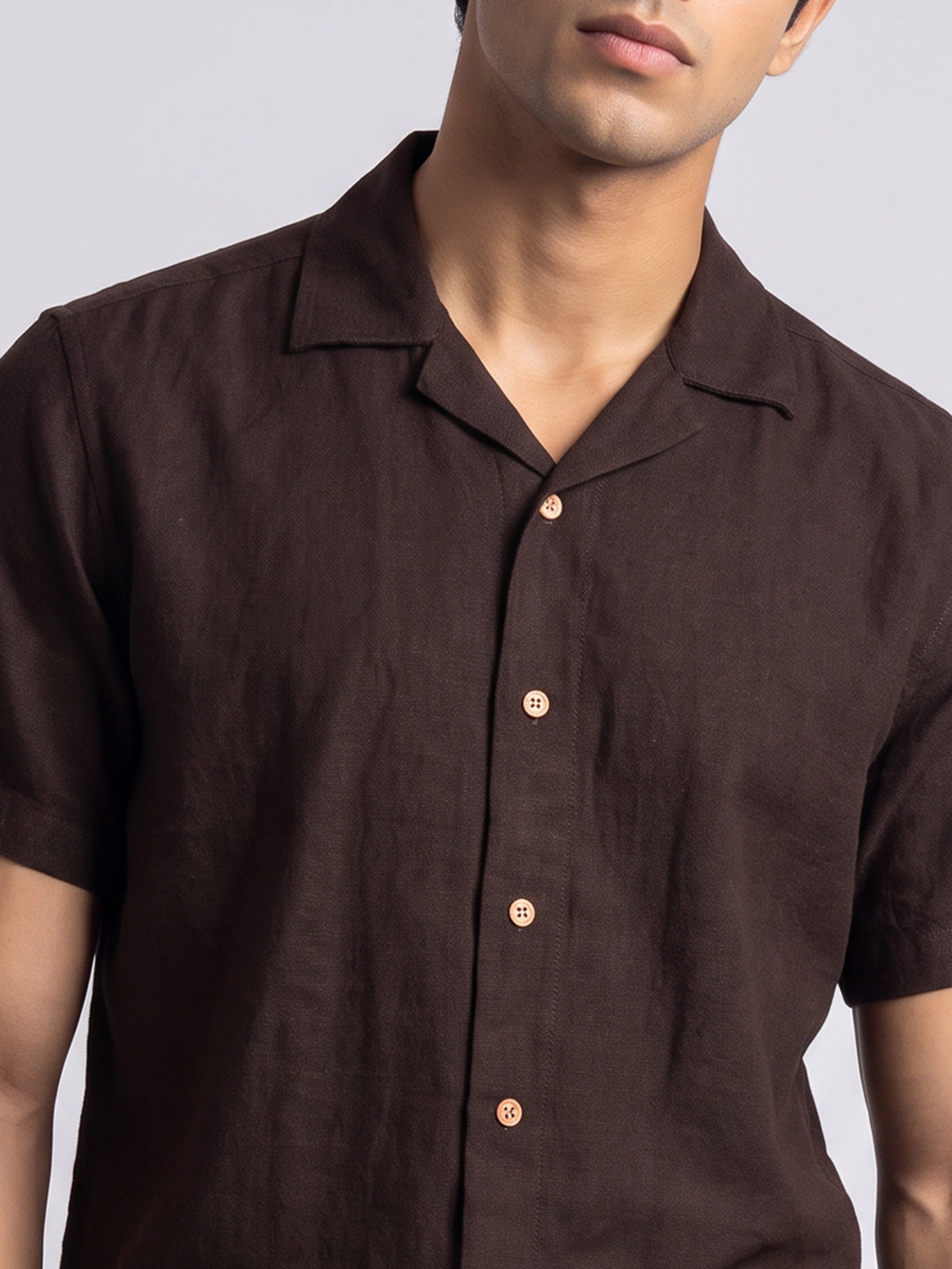 Chocolate Brown Resort Shirt