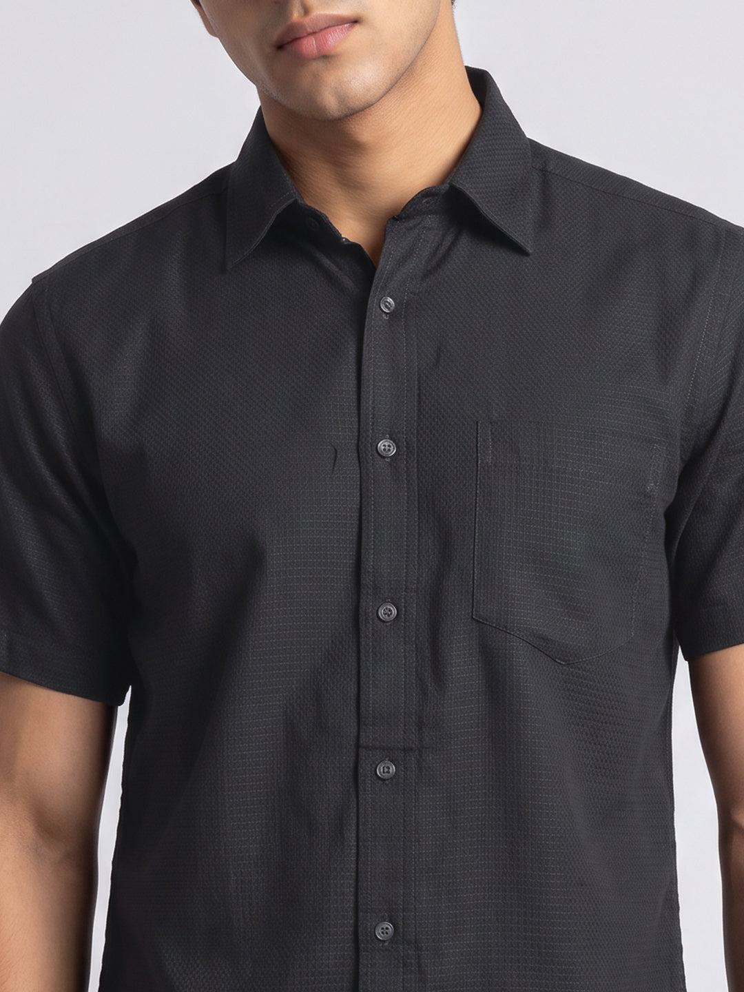 Onyx Black Casual Shirt