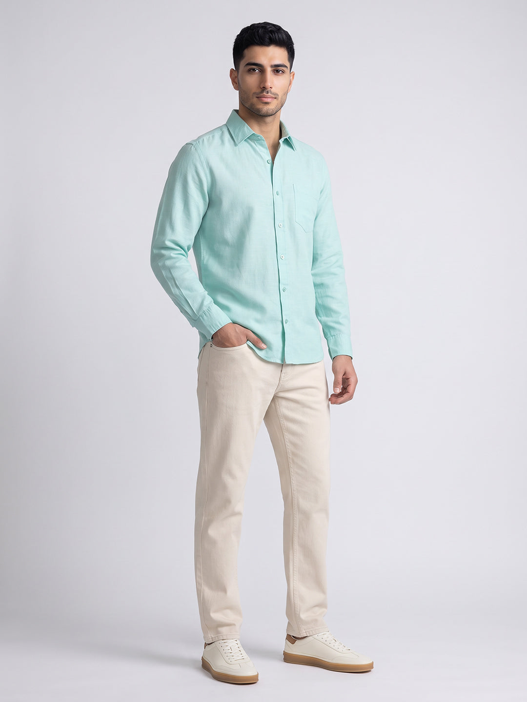 Mint Linen Shirt